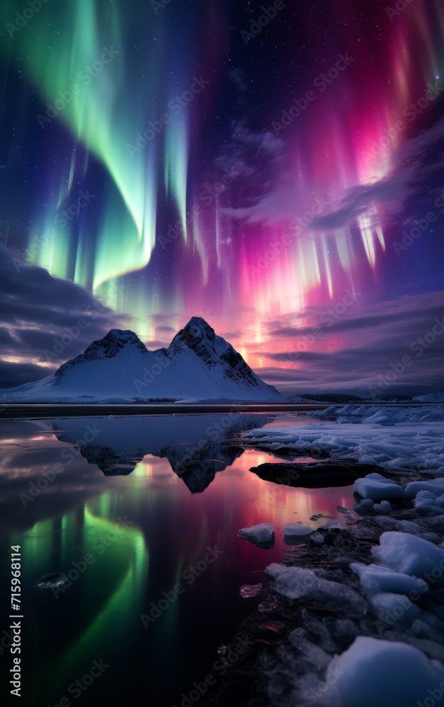 Northern Lights Majesty - Arctic Night's Wonder