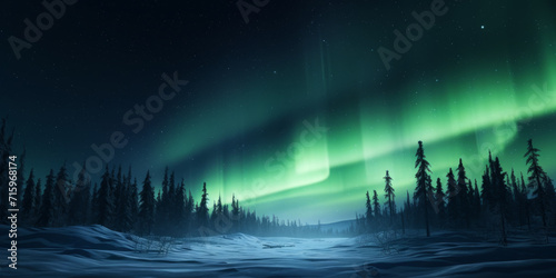 Green Fire in the Sky - Aurora Wonder