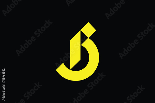 J and I logo design, abstract, logo mark, brand mark, icon