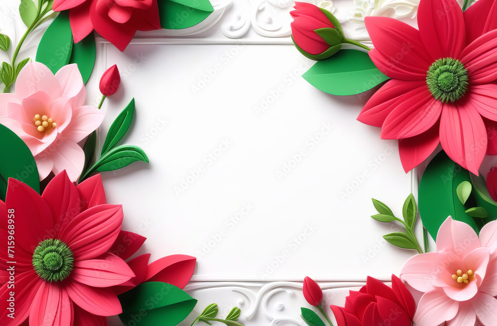 Card to Women's Day with place for text and floral motifs. Card to Women's Day with place for text and floral motifs.