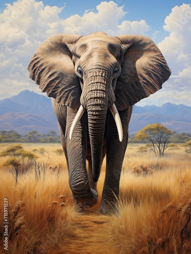 Majestic Wildlife Portraits | Panoramic Landscape Print | Wildlife Assembly