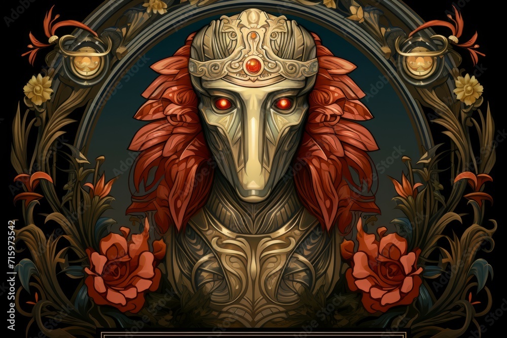 Stoic and honorable knight - Generative AI Stoic and honorable knight - Generative AI