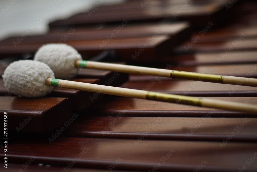 MARIMBA Y BAQUETAS DE PERCUSIÓN MARIMBA Y BAQUETAS DE PERCUSIÓN