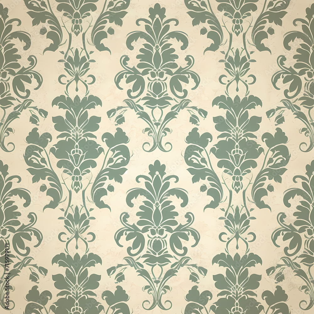 seamless floral pattern, vintage wallpaper