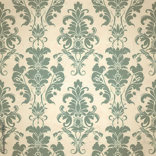 seamless floral pattern, vintage wallpaper