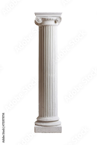 Isolated stone pillar on transparent background  PNG