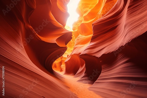 An arizona canyon, sand antelope landscape