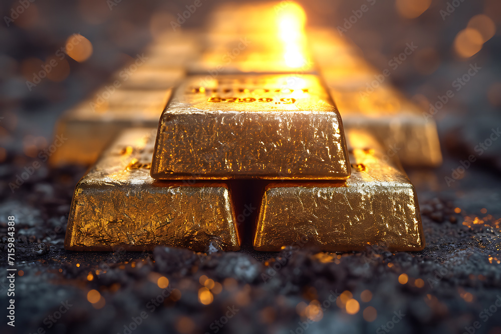 gold bars background gold bars background