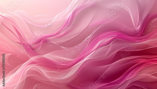 A soft and feminine lilac fabric with waves of magenta, peach, and violet, creating a dreamy and delicate piece for clothing or home decor
