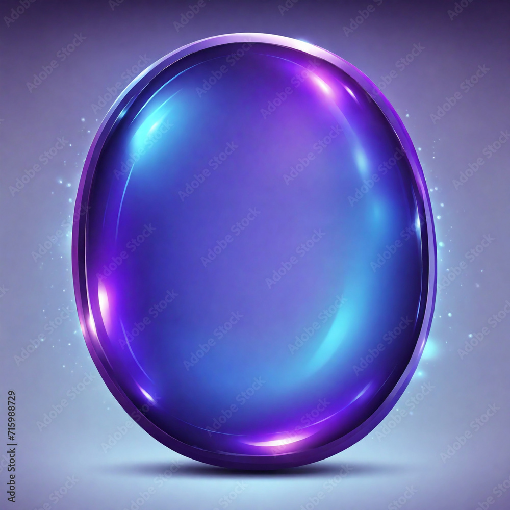 glass sphere on blue backgroundб Blue-violet bright ovals on a transparent background for game design and advertising presentations glass sphere on blue backgroundб Blue-violet bright ovals on a transparent background for game design and advertising presentations
