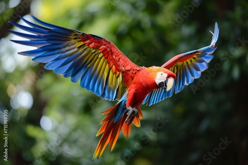 splash of color becoming a parrot © Khalif
