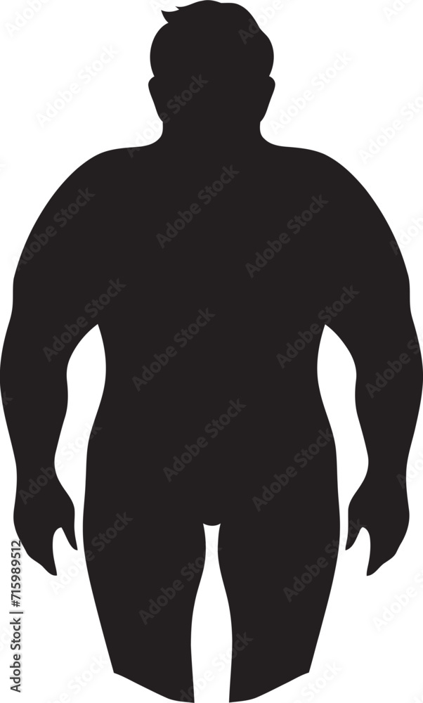 Fighting Fat Human Vector Logo in 90 Words Against Obesity Struggles Dynamic Determination Iconic Black Emblem for Human Obesity Revolution Fighting Fat Human Vector Logo in 90 Words Against Obesity Struggles Dynamic Determination Iconic Black Emblem for Human Obesity Revolution