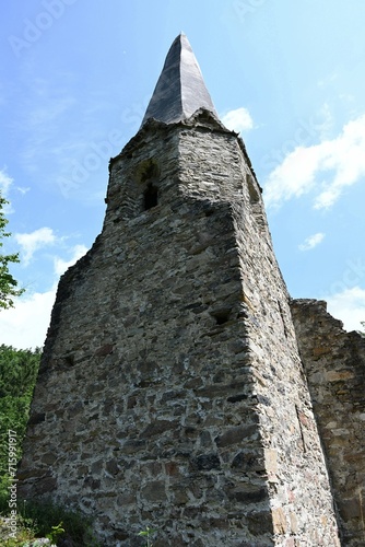 Kirchenburgruine Gossam, Österreich, 06.07.2023 photo