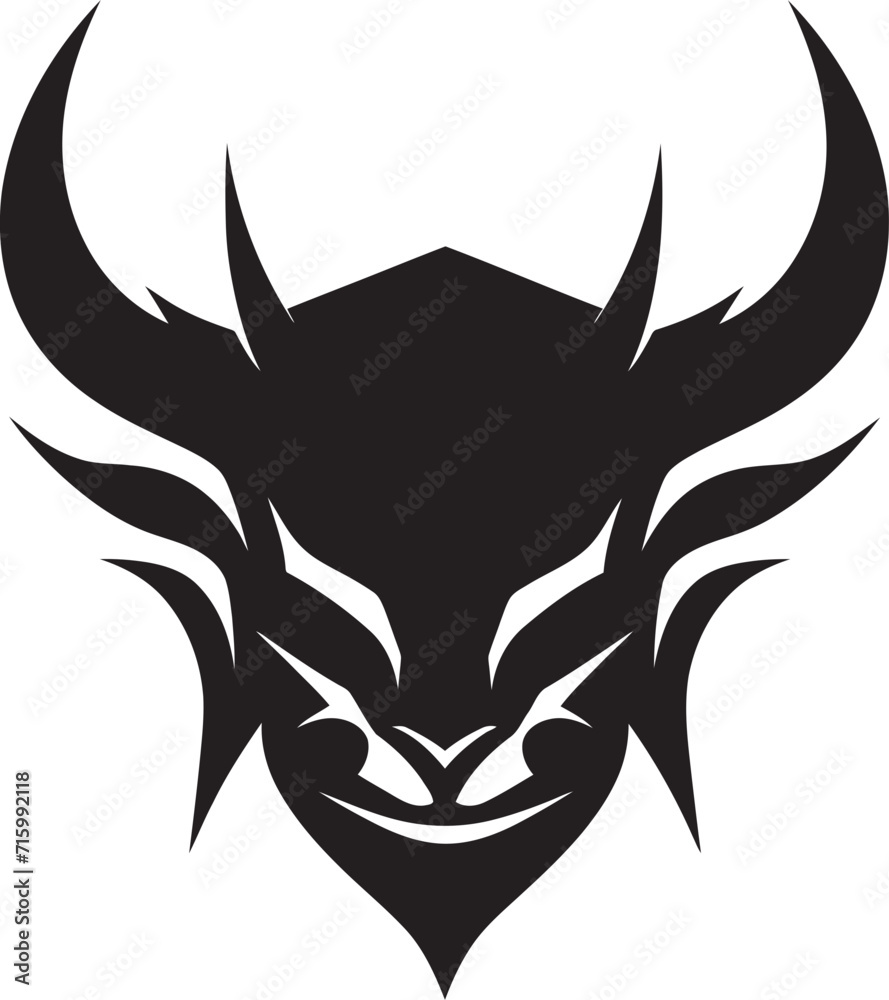 Noir Inspired Oni Symbol Chic Black Logo Design Chic Oni Silhouette Elegant Vector Art for a Modern Identity Noir Inspired Oni Symbol Chic Black Logo Design Chic Oni Silhouette Elegant Vector Art for a Modern Identity