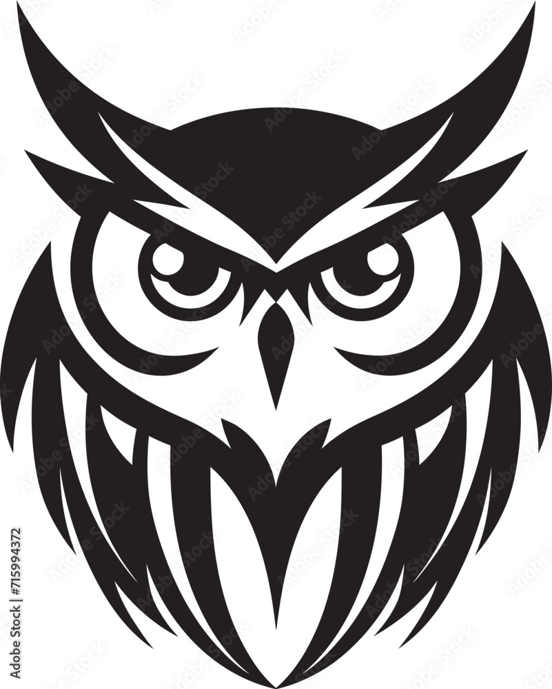 Eagle eyed Insight Noir Inspired Vector Logo for a Captivating Look Night Vision Elegant Black Owl Icon for Modern Branding Eagle eyed Insight Noir Inspired Vector Logo for a Captivating Look Night Vision Elegant Black Owl Icon for Modern Branding