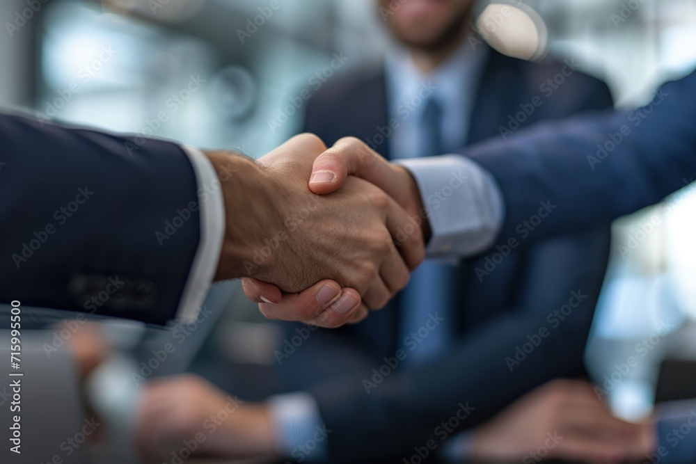 Close up of Two People Shaking Hands
