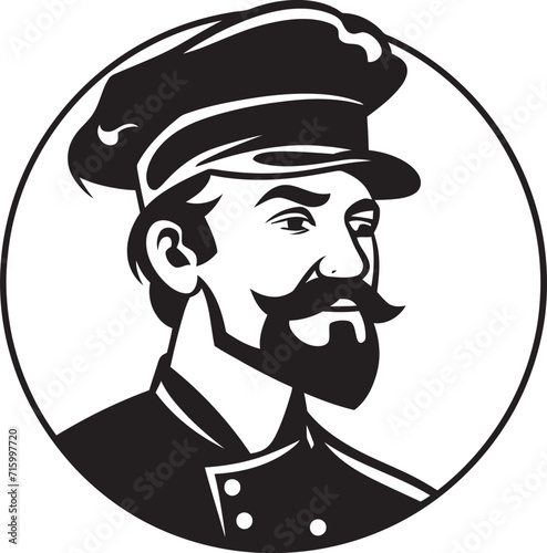 Culinary Mastery Intricate Black Emblem for a Modern Pizzeria Look Artisanal Pizzaiolo Stylish Vector Icon with Sleek Pizza Silhouette