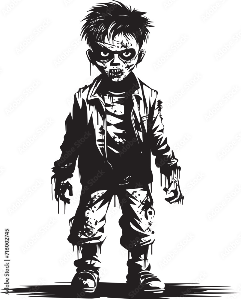 Sinister Little Screamers Black Icon Design for Vector Scary Zombie Kid Undead Youth Vector Black Icon Design for Scary Zombie Kid Logo Sinister Little Screamers Black Icon Design for Vector Scary Zombie Kid Undead Youth Vector Black Icon Design for Scary Zombie Kid Logo