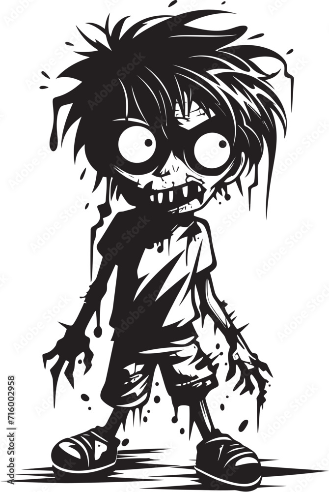 Ghostly Heirs Black Icon Design for Vector Scary Zombie Kid Logo Creepy Totem Terrors Vector Black Icon Design for Scary Zombie Kid Emblem Ghostly Heirs Black Icon Design for Vector Scary Zombie Kid Logo Creepy Totem Terrors Vector Black Icon Design for Scary Zombie Kid Emblem