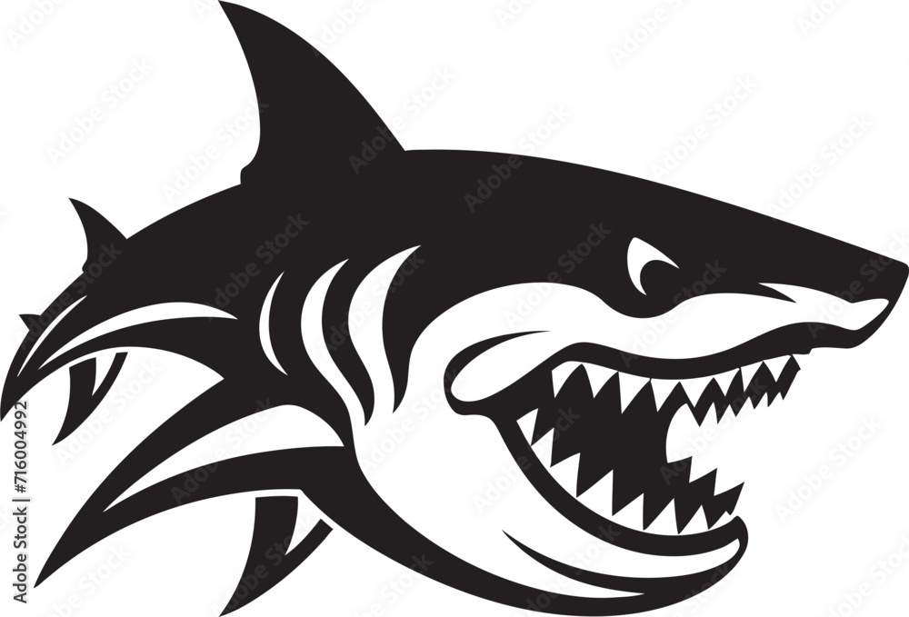 Predatory Majesty Black Iconic Shark Logo in Vector Oceanic Apex Elegant Black Shark Emblem Design Predatory Majesty Black Iconic Shark Logo in Vector Oceanic Apex Elegant Black Shark Emblem Design