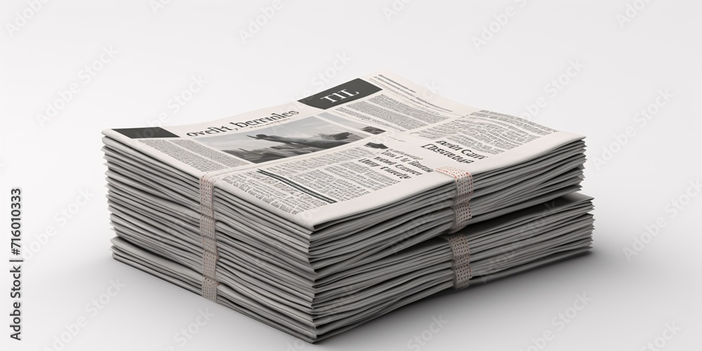 The New York Times Newspaper Stacked on Top of Each Other Generative AI The New York Times Newspaper Stacked on Top of Each Other Generative AI