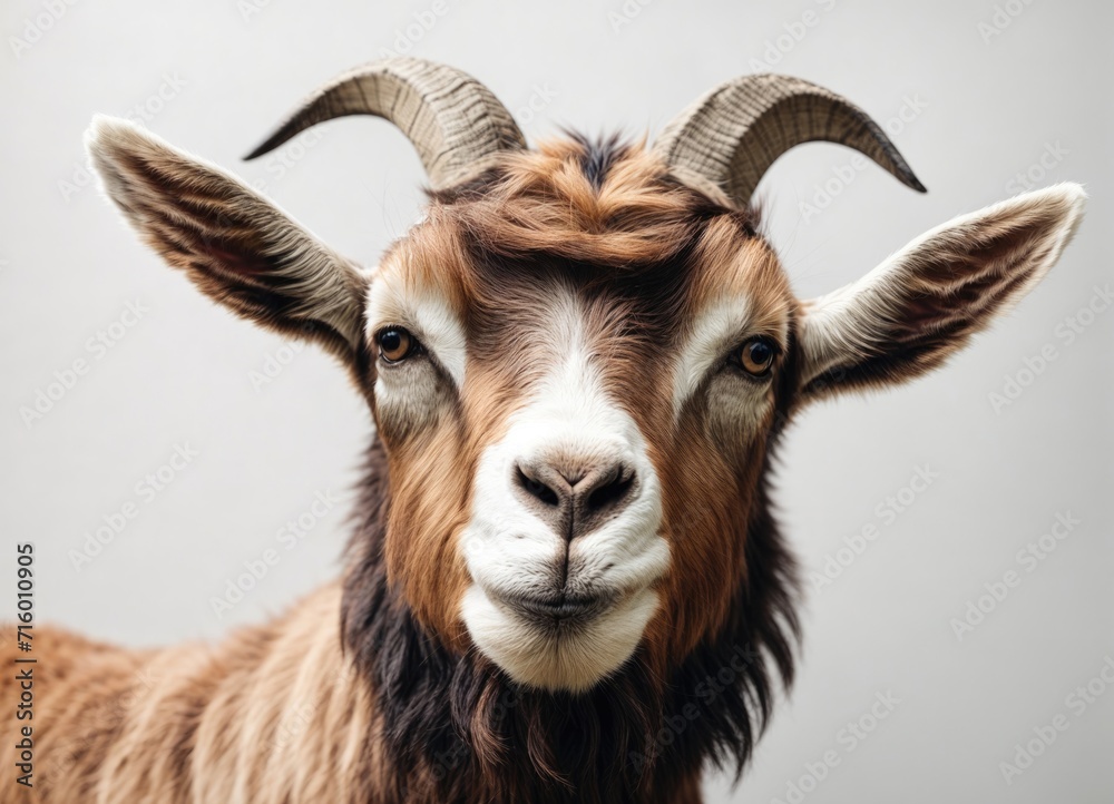 Goat in a Regal Pose