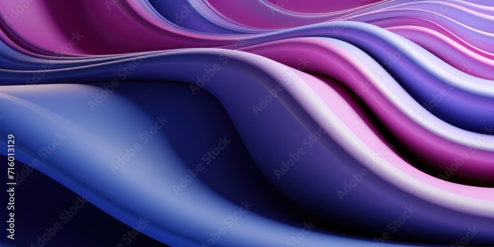 a close up of a blue abstract structure of light and, in the style of purple and blue, rollerwave, contact printing, striped arrangements