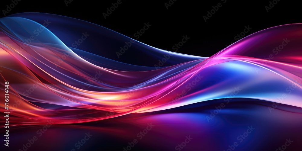 an abstract blue and purple background with lines, in the style of dark purple and light crimson, light amber and blue, captivating, free-flowing lines