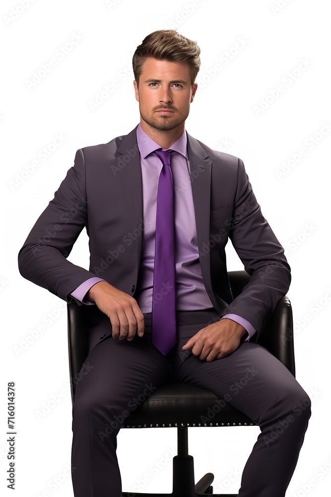 Elegant Male Business Manager in Suit, AI Generated Elegant Male Business Manager in Suit, AI Generated
