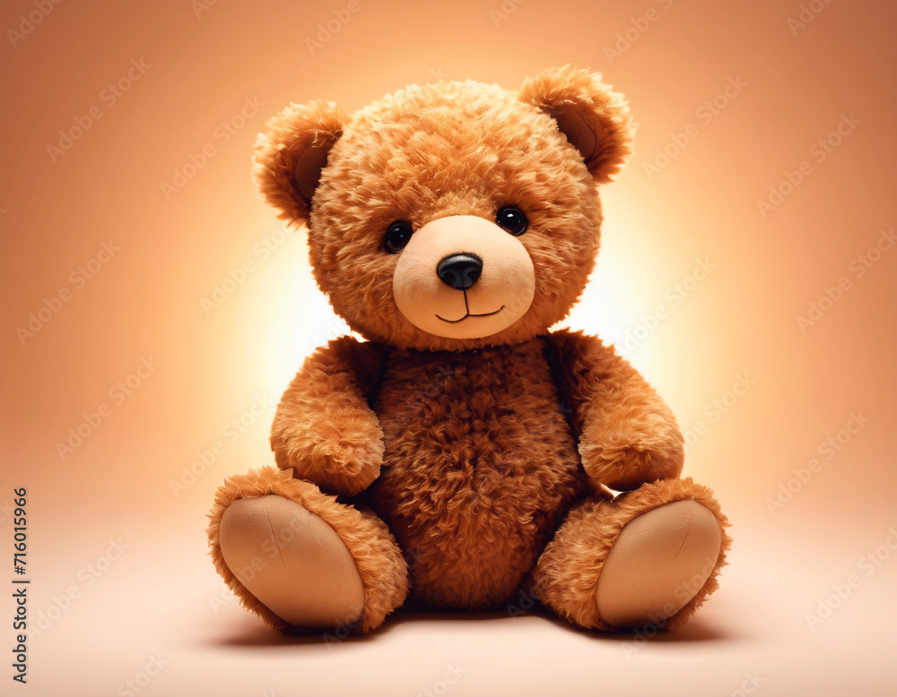 Obraz premium Cute teddy bear. Soft plush toy