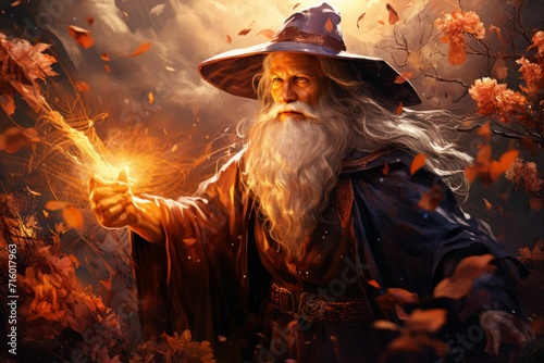 Elderly wizard - Generative AI © Sidewaypics