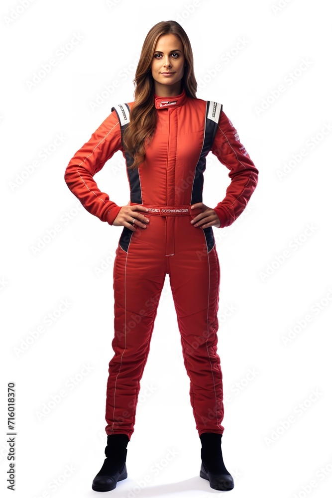 Female Race Driver, High-Speed Thrill, AI Generated Female Race Driver, High-Speed Thrill, AI Generated