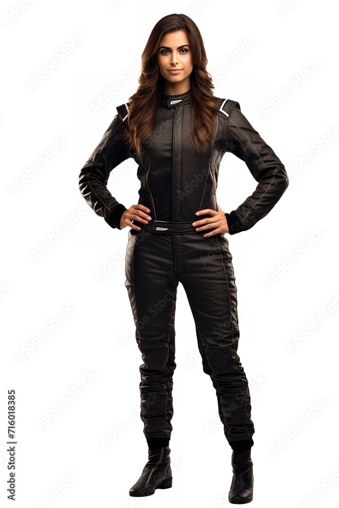 Female Race Driver, High-Speed Thrill, AI Generated Female Race Driver, High-Speed Thrill, AI Generated