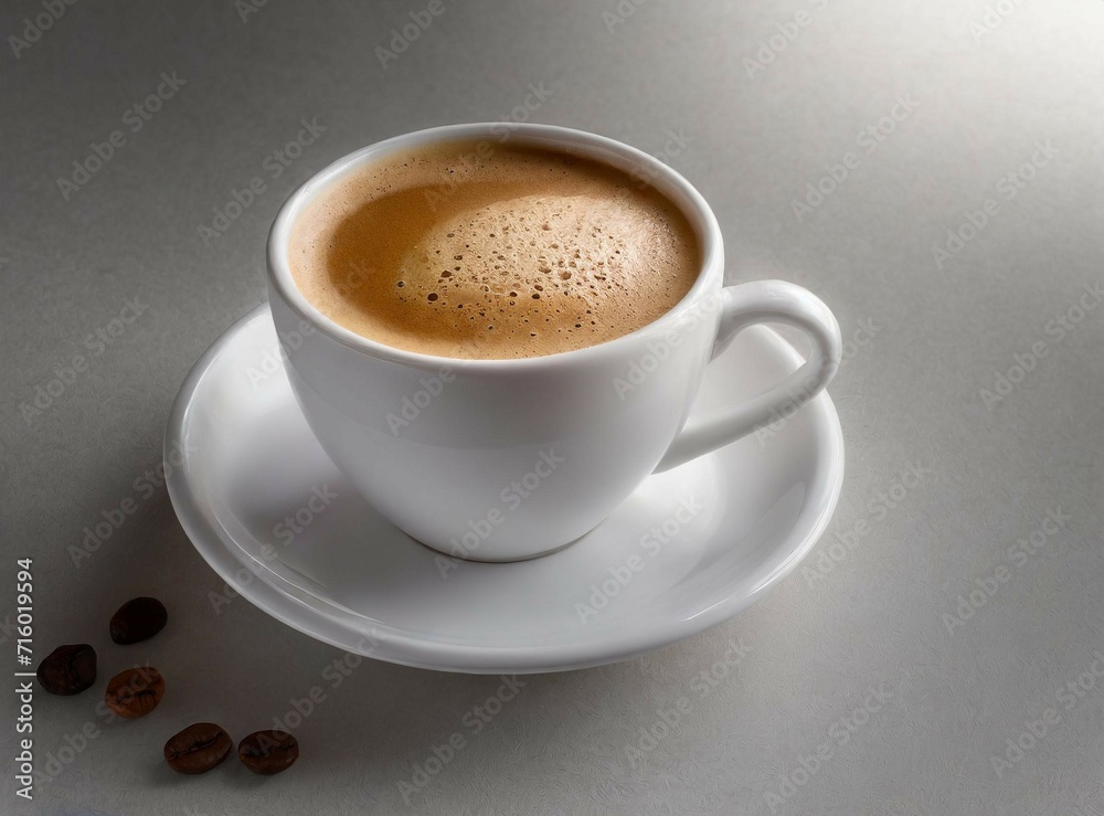Cup of hot coffee. Good morning. Cup of hot coffee. Good morning.