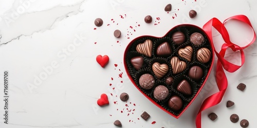 Heart shaped box with delic...