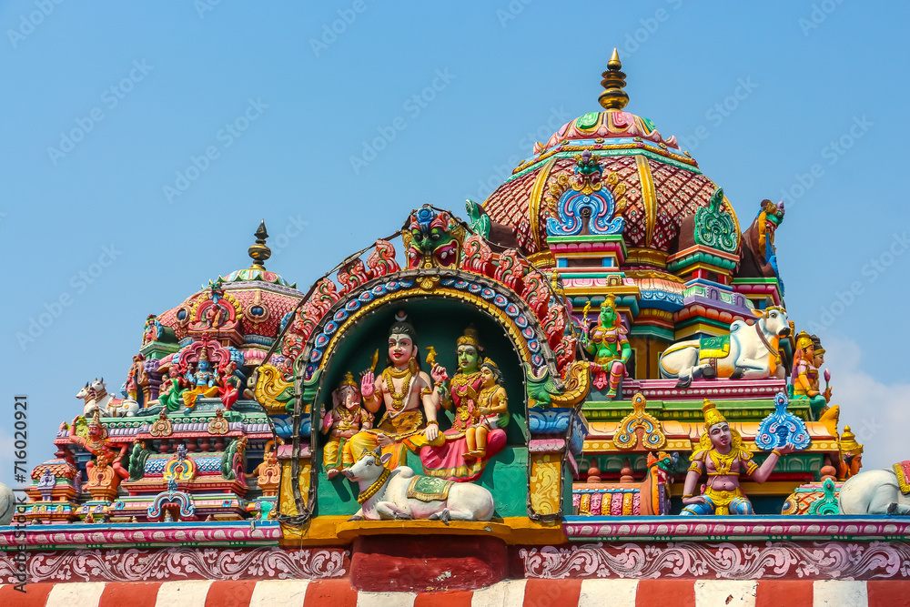 Chennai, India. View of Arulmigu Kapaleeswarar Temple. Chennai, India. View of Arulmigu Kapaleeswarar Temple.