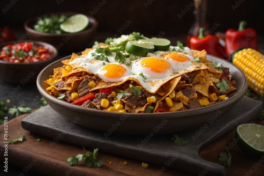 Chilaquiles with eggs (Scandinavian Chilaquiles) Chilaquiles with eggs (Scandinavian Chilaquiles)