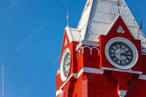Chennai, India. View of Chennai Central railway station in sunny day.