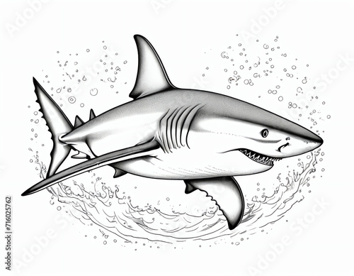 shark coloring book