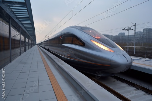 New high-speed trains China.