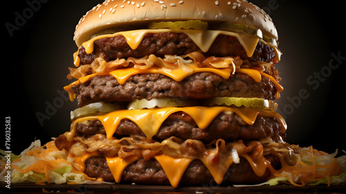 Healthy burger with nice sh...