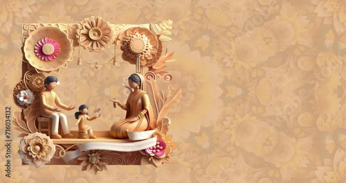 Embrace Love in Ultra HD Happy Mother's Day Wishes in Horizontal Video Format