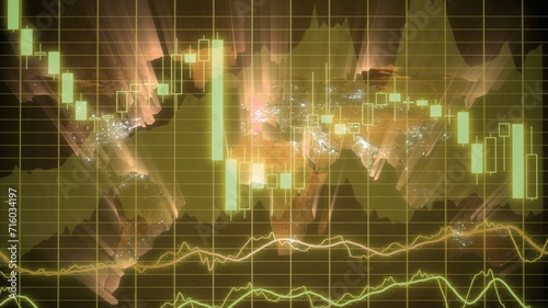 Stock market trading graph for financial investment © BillionPhotos.com