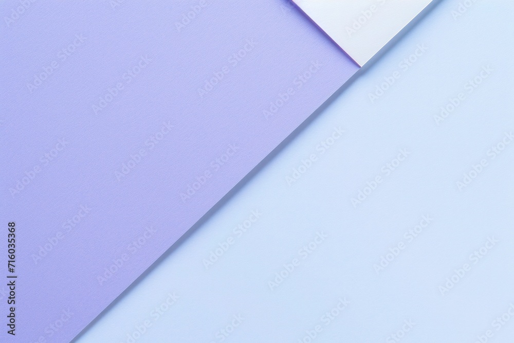 A two-tone background with a diagonal split between lavender and light blue offers a tranquil, minimalist design.. A two-tone background with a diagonal split between lavender and light blue offers a tranquil, minimalist design..