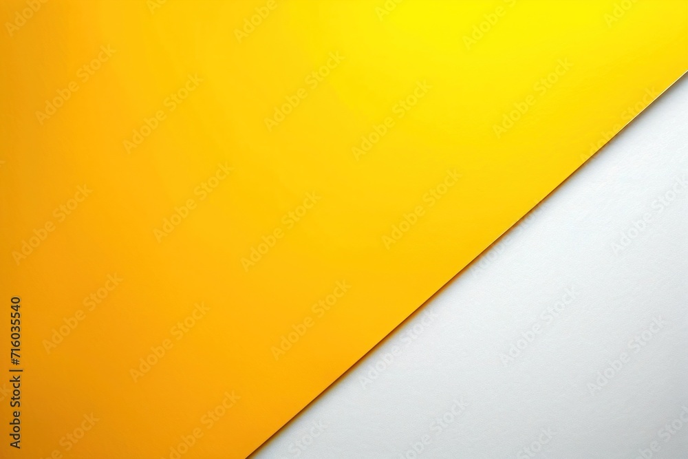 A bright and sunny two-tone background with a geometric split between vibrant yellow and white, perfect for a cheerful design..
