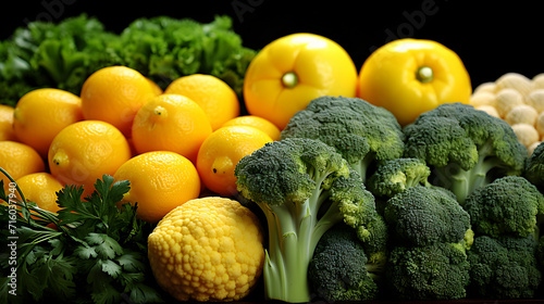 Fresh fruits assorted color...