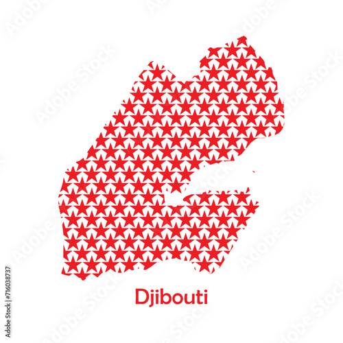 Country map of  Djibouti