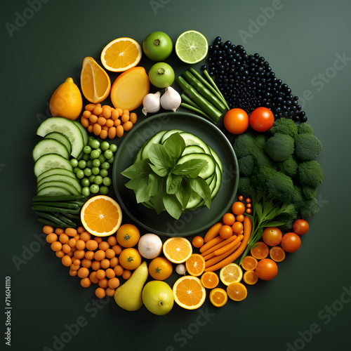 Creative neatly arranged fo...