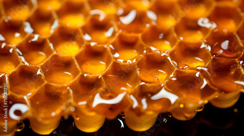 Honeycomb with beeswax and ...