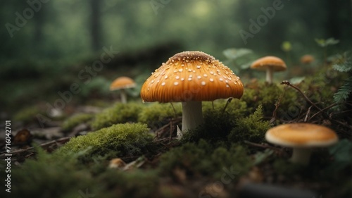 mushroom in the forest © Shafiq